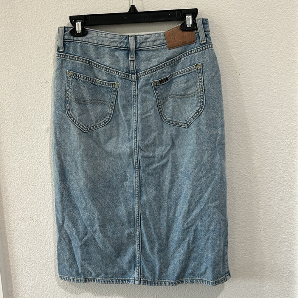 LEE Mid Rise Denim Skirt, RTR - Picture 9 of 11